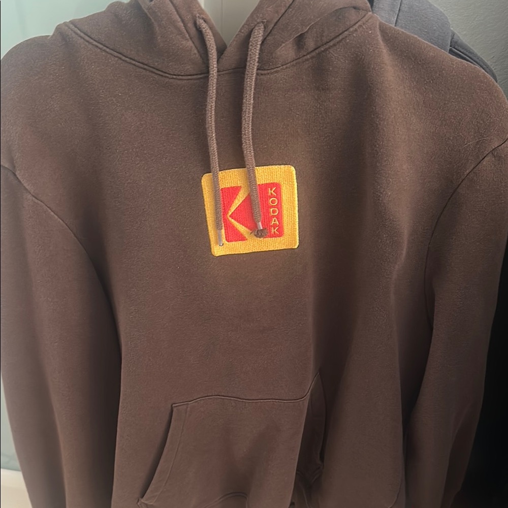 Kodak Chocolate Brown Hoodie with Logo